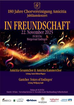 Jubiläumskonzert IN FREUNDSCHAFT